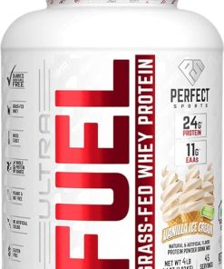 Perfect Sports Ultra Fuel 100% Grass-Fed Wey Protein | No Artificial Colors- Gluten Free