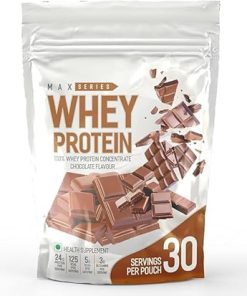 Protein 100% WHEY Protein Concentrate (Chocolate Flavour 1KG) /3O Servings PER Pouch /24GMS Protein PER Serving/for Muscle Support & Recovery/Whey Protein Supplement Powder for Athletes