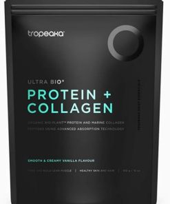 Tropeaka Collagen Protein Powder for Smoothies & Shakes – Creamy Vanilla – Clean Protein & Marine Collagen Peptides for Skin- Hair & Nails
