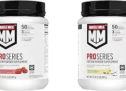 Muscle Milk Pro Series Protein Powder- Strawberry & Intense Vanilla 2