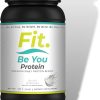 Be You Whey Protein Powder | 25g Protein- 5.1g BCAAs & 2.4g L-Leucine | Quick Absorbing & Fast Digesting Enzyme Blend | Vanilla Milkshake | 2 Pounds