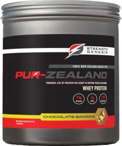 Grass Fed Whey Protein Chocolate Banana Pur Zealander Grass-Fed Whey Protein