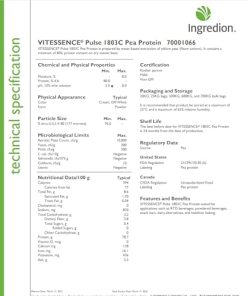 Premium Pea Protein Isolate Bulk pouch Non-GMO (8 lb) 2