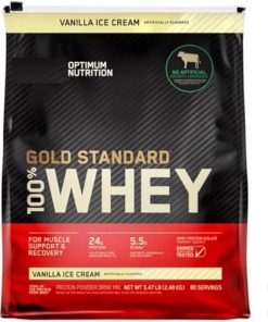 Nutrition Gold Standard 100% Whe’y Protein Powder- Vanilla Ice-Cream Flavor