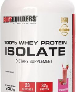 Bodybuilders 100% Whey Protein Isolate Strawberry (1.98 lbs)