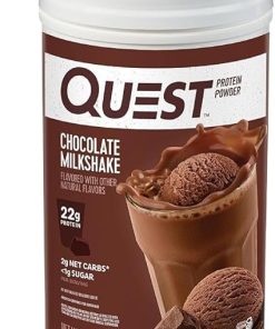 Quest Cinnamon Crunch 20g & Chocolate Milkshake 22g Protein Powders- 2g Net Carbs