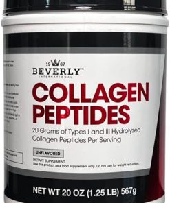 Beverly International Collagen Peptides Protein Powder. Youthful Appearance- Skin- Hair