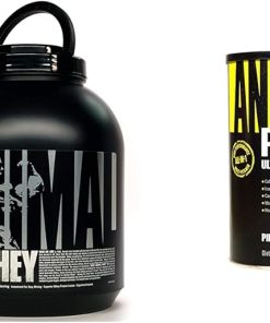 Animal Whey Isolate Protein Powder- Loaded for Post Workout and Recovery & Pak – Convenient All-in-One Vitamin & Supplement Pack
