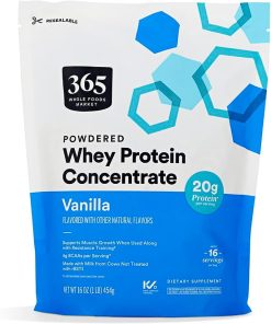 365 By Whole Foods Market- Protein Powder Whey Concentrate Vanilla