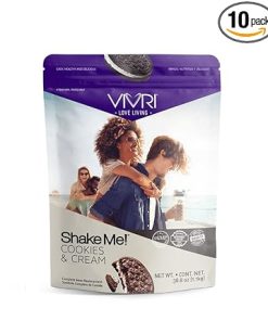 Vivri Shake Me Cookies & Cream | 20 Servings | High Protein Shake with Vitamins A- B