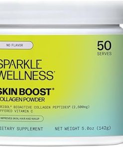 Sparkle Skin Boost (No Flavor) [50-Serves] Verisol Collagen Peptides Protein Powder Vitamin C Supplement Drink