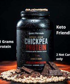 Sport Formula Chickpea Protein Powder- Organic and Vegan Plant Based Protein 2