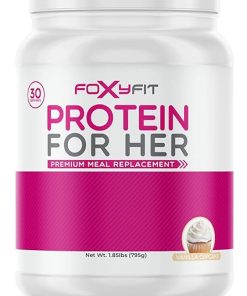 Protein for Her- Vanilla Cupcake Whey Protein Powder with CLA and Biotin for a Healthy Glow (1.85 lbs)