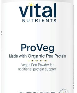 Vital Nutrients ProVeg Organic Pea Protein 524g | Vegan Pea Protein Powder | 23g Protein per Serving | Natural Vanilla Flavor | Gluten- Dairy