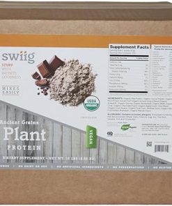 swiig Organic Chocolate Ancient Grains Plant Protein 10lbs 2