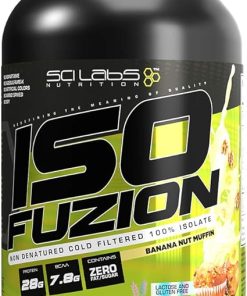 Iso Fuzion 100% Whey Isolate by Scilabs Nutrition | 28g Non Denatured Protein Powder- Banana Nut MuffinFlavor 2