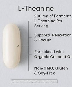 Sports Research Collagen Peptides Hydrolyzed Type 1 & 3 Powder Protein Supplement Easy Mixing Vital Nutrients & Proteins and Double Strength L-Theanine Supplement for Focus- Relaxation & Alertness 2