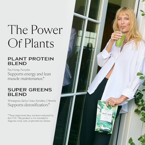 Sakara Protein + Greens Super Powder- 30 Servings - Organic Protein Powder Hemp - Image 2