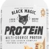 Black Magic Protein Powder Whey Egg Casein Complex + Enzymes & MCT’s Recovery 2lbs Cinnamon Toast Cereal Flavor