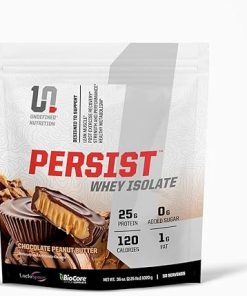 Undefined Nutrition Persist Whey Isolate by Brian Shaw – 24g Protein- 30 Servings – Supports Recovery