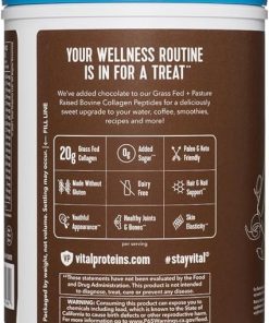 Vital-Protein Chocolate Collagen Peptides Powder- 32 oz Grass-Fed 2