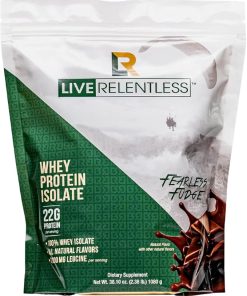 Relentless Live by Tim Kennedy- All-Natural 100% Whey Protein Isolate