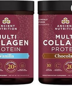 Ancient Nutrition Multi Collagen Protein Powder Vanilla 45 Servings + Multi Collagen Protein Powder Chocolate 45 Servings