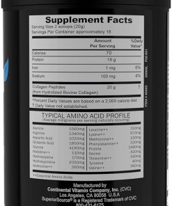 Superior Source Collagen Peptides Hydrolyzed Collagen – from Grass-Fed Cows – Supports Healthy Hair- Skin 2