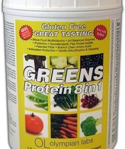 Olympian Labs Greens Protein 8 in 1 – Blueberry Flavor 25.75 Ounce (730 Grams) Pwdr 2