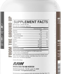 RAW 25g Grass-Fed Whey Isolate Protein Powder- Dark Chocolate Flavor 2
