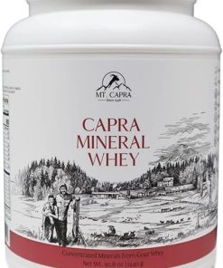 Mt. Capra Mineral Whey | A Whole Food- Bio-Available Mineral/Electrolyte Powder Supplement from Goat Milk Whey
