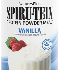 NaturesPlus SPIRU-TEIN- Vanilla – 2.12 lbs – Spirulina Protein Powder – Vitamins & Minerals for Energy – Vegetarian