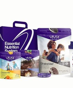 VIVRI 10 Day Challenge | Shake Me Cookies & Cream Meal Replacement Protein Powder | Power Me Caffe Latte Energy Drink | Vitamin B Complex | Cleanse Me Pineapple Orange | Detox & Cleanse | Mix in Water