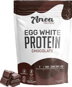 Anea Egg White Protein Powder | 25g Protein | Dairy Free | Gluten Free | Fat Free | Amino Acids | High Biological Value (1.5 Pound (Pack of 1) (1.5 Pound (Pack of 1)- Chocolate)