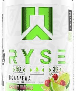 Ryse BCAA EAA Powder – Cherry Limeade – 5g Branched Chain Amino Acids- 3g Essential Aminos