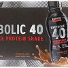 GNC AMP Wheybolic 40 | Meal Replacement Shake | Chocolate | 12 Count