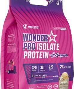 WonderPro Whey Isolate Protein Powder – Collagen & Creatine – 32g Protein- Low Fat