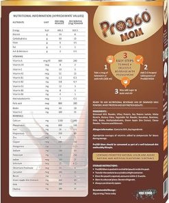 MOM Protein Powder Nutritional Supplement for Pregnant & Lactating Women – Complete Maternal Nutrition During Pregnancy – Swiss Chocolate Flavor – 400G 2