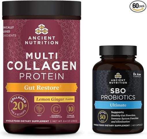 Ancient Nutrition Multi Collagen Protein Powder- Gut Restore