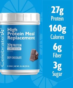 Celebrate Vitamins High Protein Meal Replacement Shake- 27 g Protein Powder 2