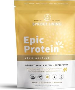 Sprout Living Protein Essentials Vanilla Lucuma & Pumpkin (Epic Protein Vanilla Lucuma and Simple Protein Pumpkin) | Complete- Organic 2