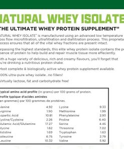 BioX Natural Whey Isolate | Natural Whey Isolate Protein Powder | Formulated with Natural Flavours & Sweeteners | 28g Protein- Sugar Free 2