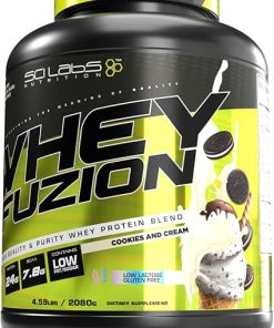 Whey Fuzion 24g Low Fat and Sugar Protein Powder- Cookies and Cream Flavor