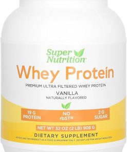 Super Nutrition Ultra Filtered Whey Protein Powder- Non-GMO