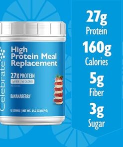 Celebrate Vitamins High Protein Meal Replacement Shake- 27 g Protein Powder 2