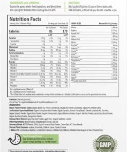 MacroLife Naturals MacroMeal Vegan Vanilla Superfood Supplement Powder Protein + Greens- Probiotics 2