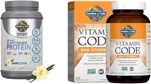 Garden of Life Organic Vegan Sport Protein Powder- Vanilla
