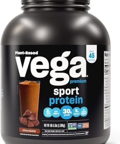 Vega Sport Premium Vegan Protein Powder Chocolate(45 Servings) 30g Plant Based Protein & Protein and Greens Protein Powder- Vanilla – 20g Plant Based Protein Plus Veggies 2