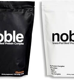 Noble Beef Protein Powder – Vanilla and Chocolate Flavors (2 Packs in Total