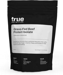 True Nutrition Grass Fed Beef Protein Powder Isolate – 29g of Paleo- Keto